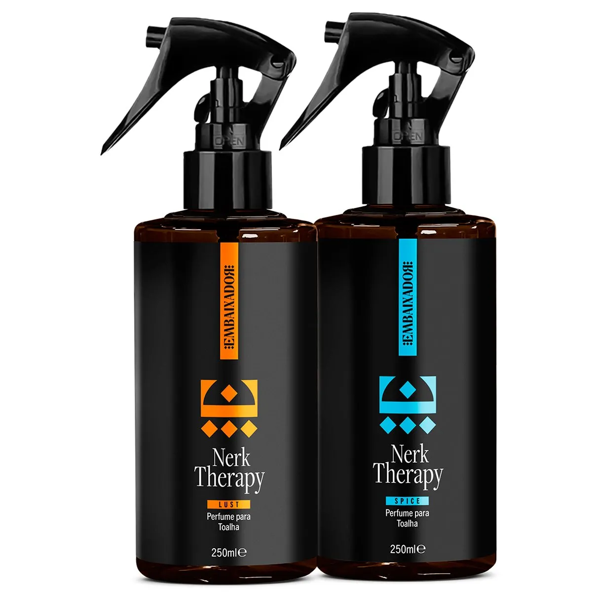 Kit Perfume para Toalha Embaixador Nerk Therapy Lust + Spice 250ml