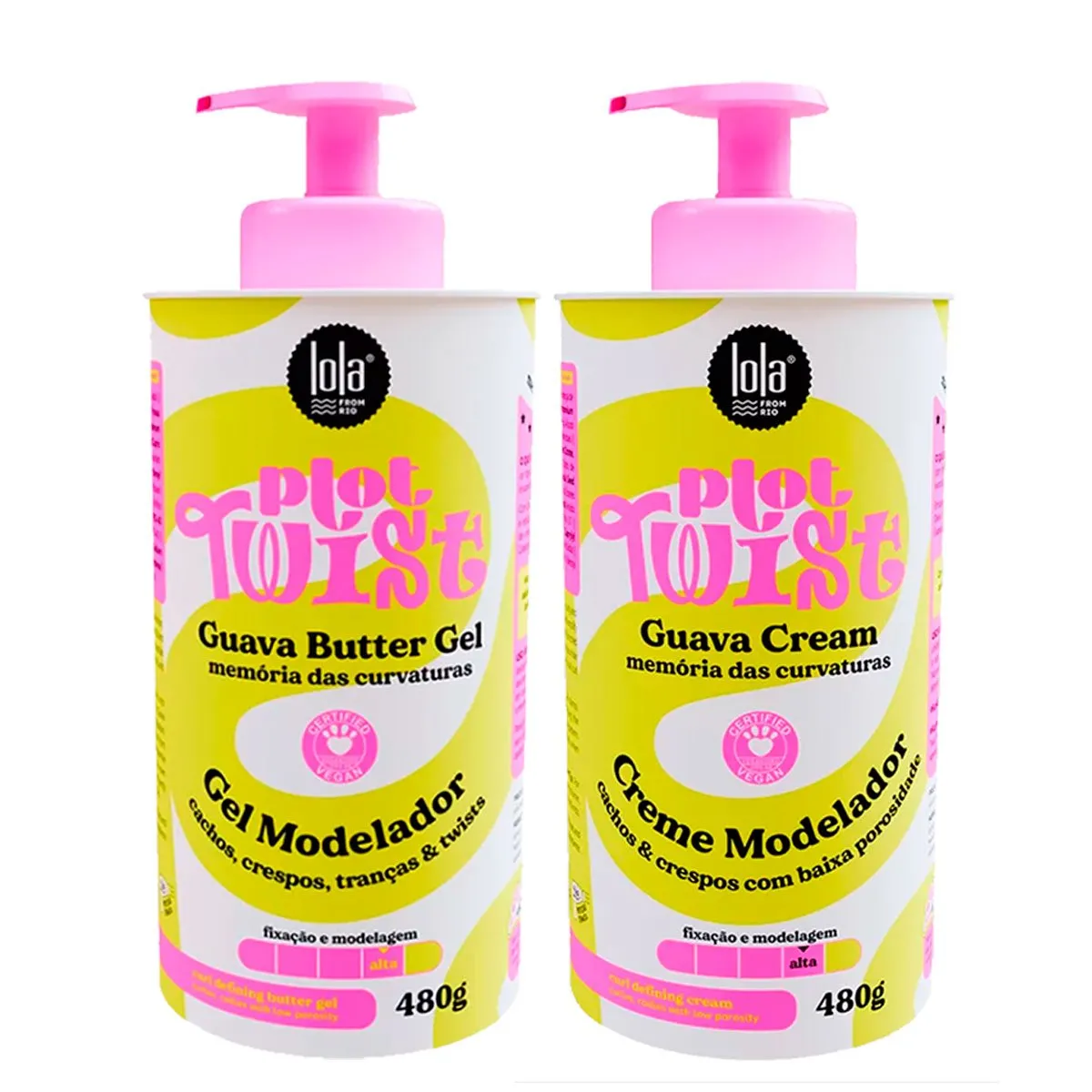 Kit Plot Twist Misturinha Guava Modelador Cream + Guava Butter Gel Lola 2 Itens