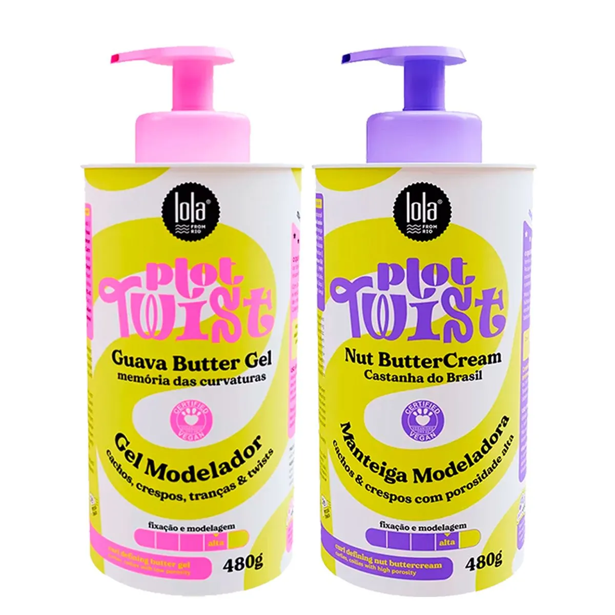 Kit Plot Twist Misturinha Guava Modelador Gel + Nut Butter Cream Lola 2 Itens