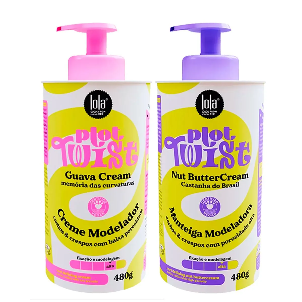 Kit Plot Twist Misturinha Guava Modelador Cream + Nut Butter Cream Lola 2 Itens