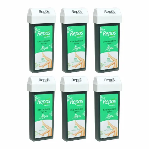 Kit Repos Cera Roll-On Algas 100g - 6 Unidades | Só na Linda