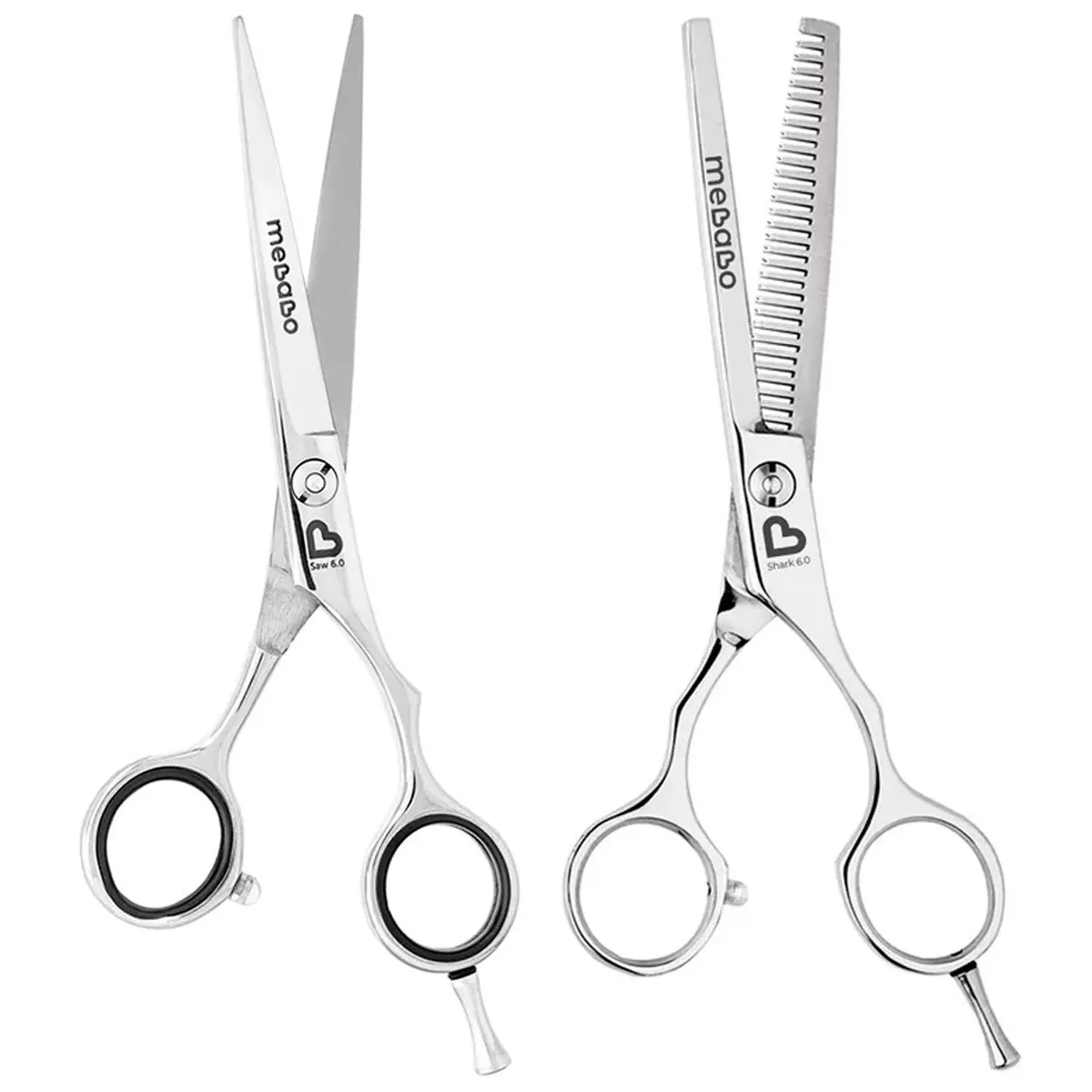 Kit Tesoura Fio Navalha MB Saw + Dentada MB Shark 6.0 Polegadas