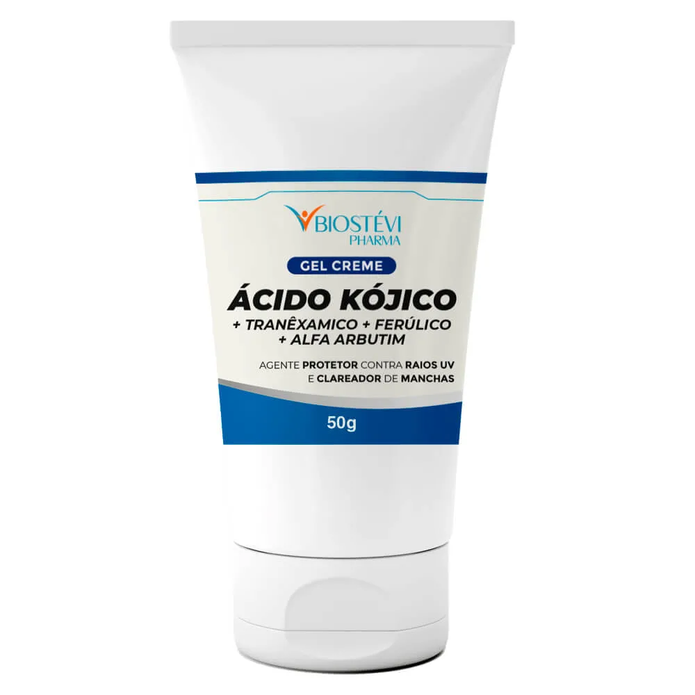 Ácido Kójico + Tranêxamico + Ferúlico + Alfa Arbutim Gel Creme 50g