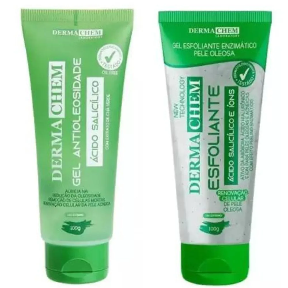 Kit Esfoliante 100g + Gel Antioleosidade 100g Dermachem