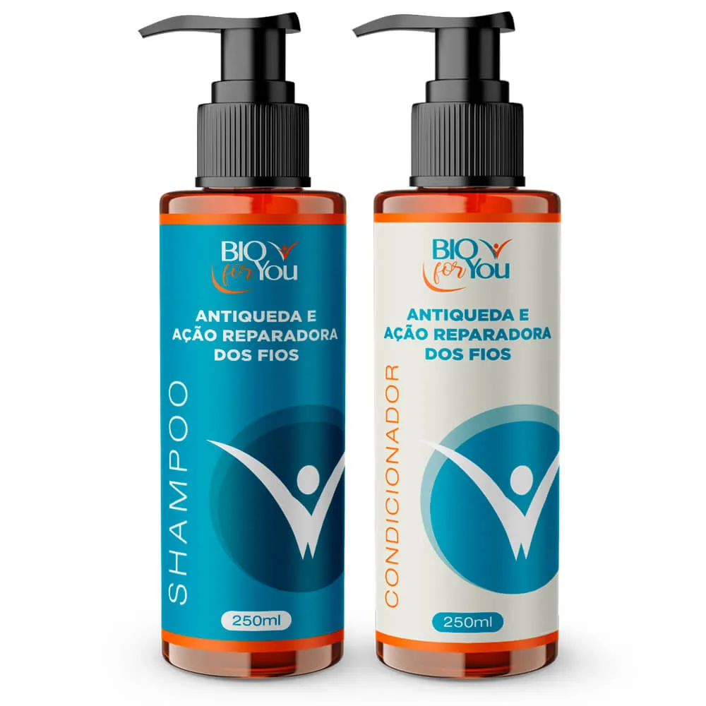 Shampoo e Condicionador Antiqueda e Ação Reparadora dos Fios com Fator de Crescimento 250ml