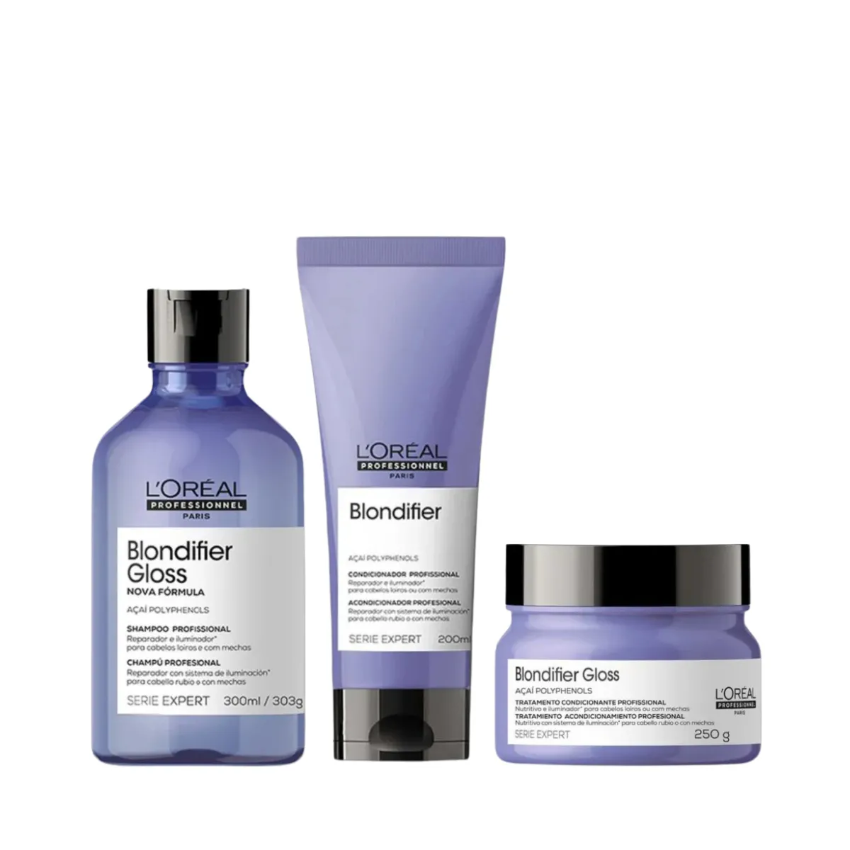Kit Loreal Blondifier Gloss Trio | Linda Cosméticos