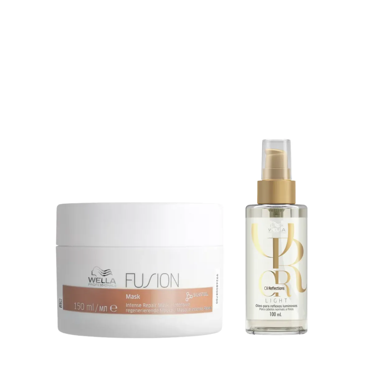 Wella Fusion Masc 150ml + Óleo Light 100ml | By Linda