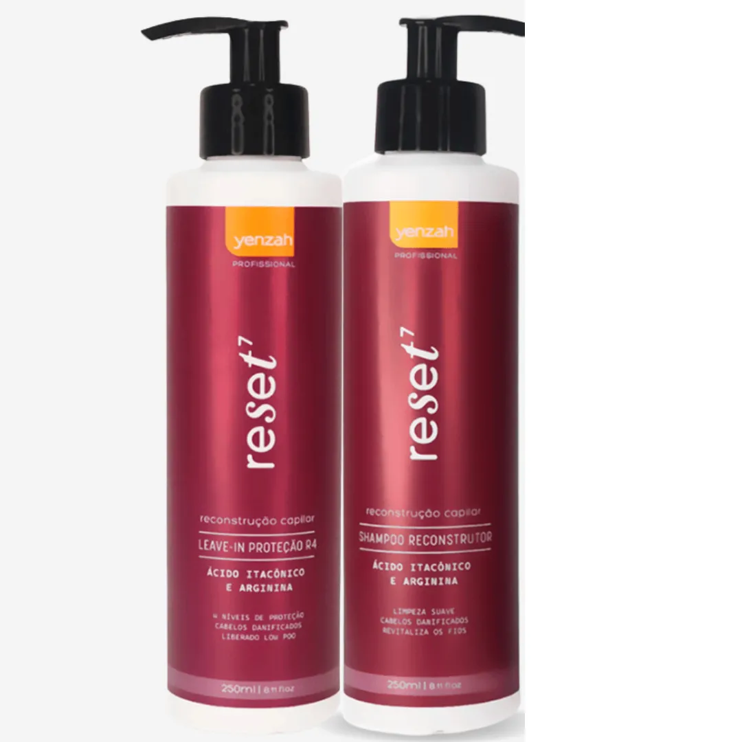 Kit Reset7 Sh 250ml + Leave-in 250ml | Só na Linda