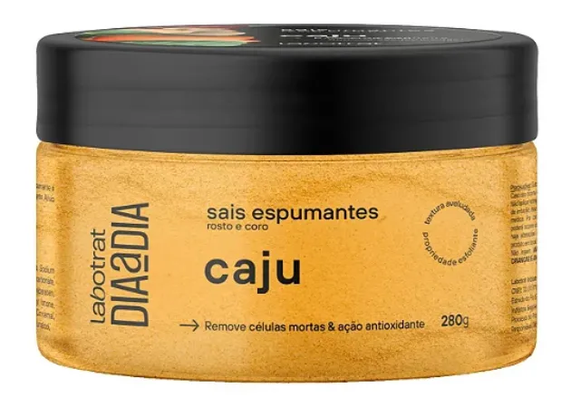 LABOTRAT Sais de Banho Espumantes para o Rosto e Corpo Caju 280g