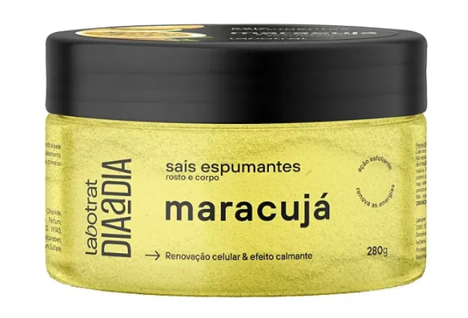 LABOTRAT Sais de Banho Espumantes para o Rosto e Corpo Maracujá 280g