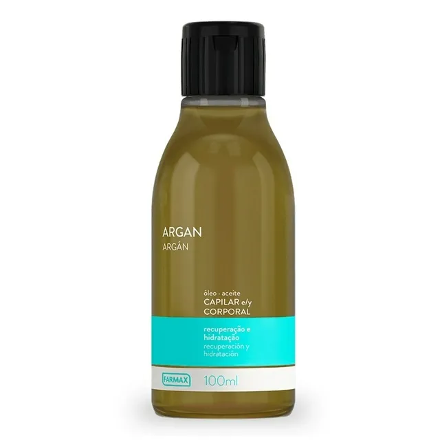 Óleo Capilar e Corporal Farmax Argan 100ml