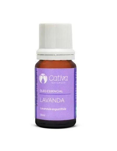 Óleo Essencial de Lavanda - Cativa - Frasco com 10ml