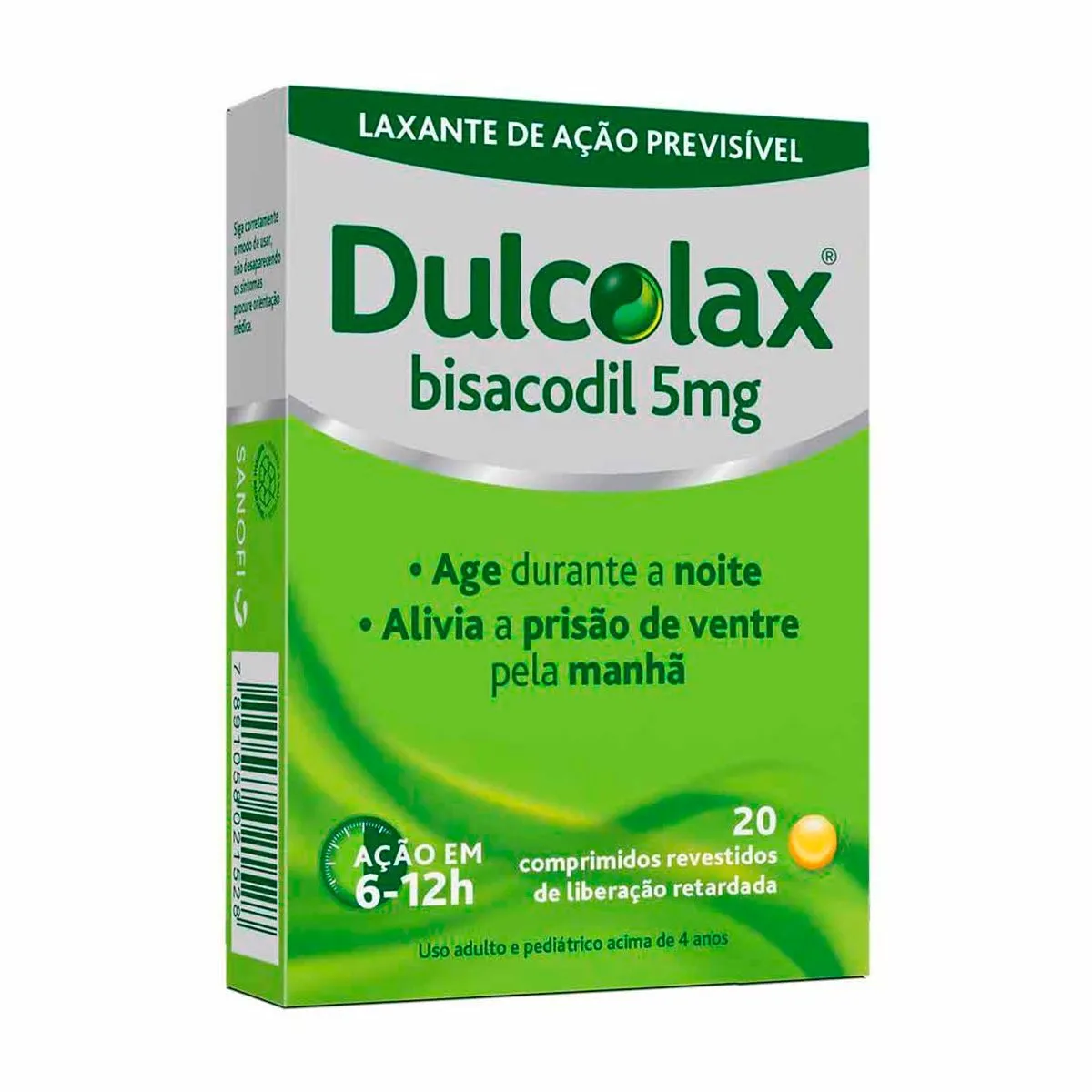 Laxante Dulcolax 5mg 20 Drágeas