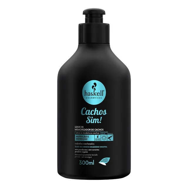 Leave in Memorizador de Cachos Sim! 300ml - Haskell