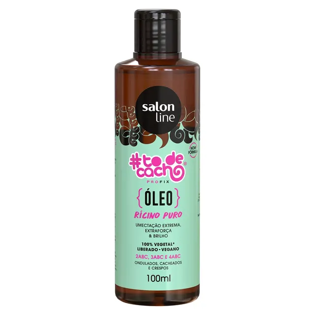 Óleo de Umectação #todecacho Rícino Puro! 100ml - Salon Line