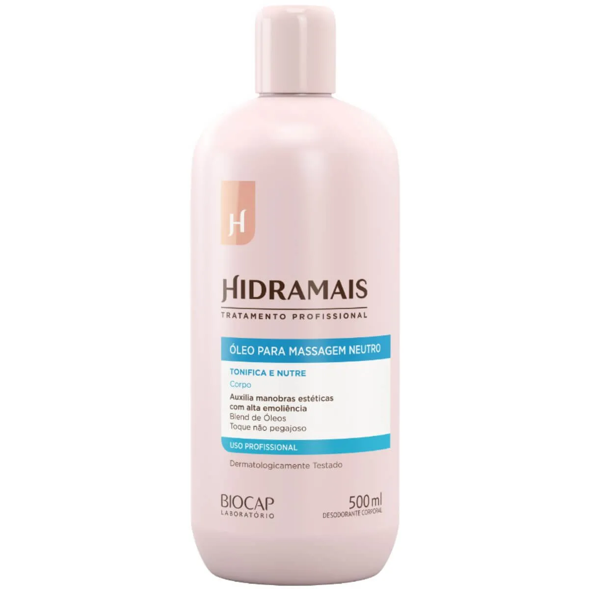 Óleo Hidratante De Massagem Corporal Neutro 500ml - Hidramais