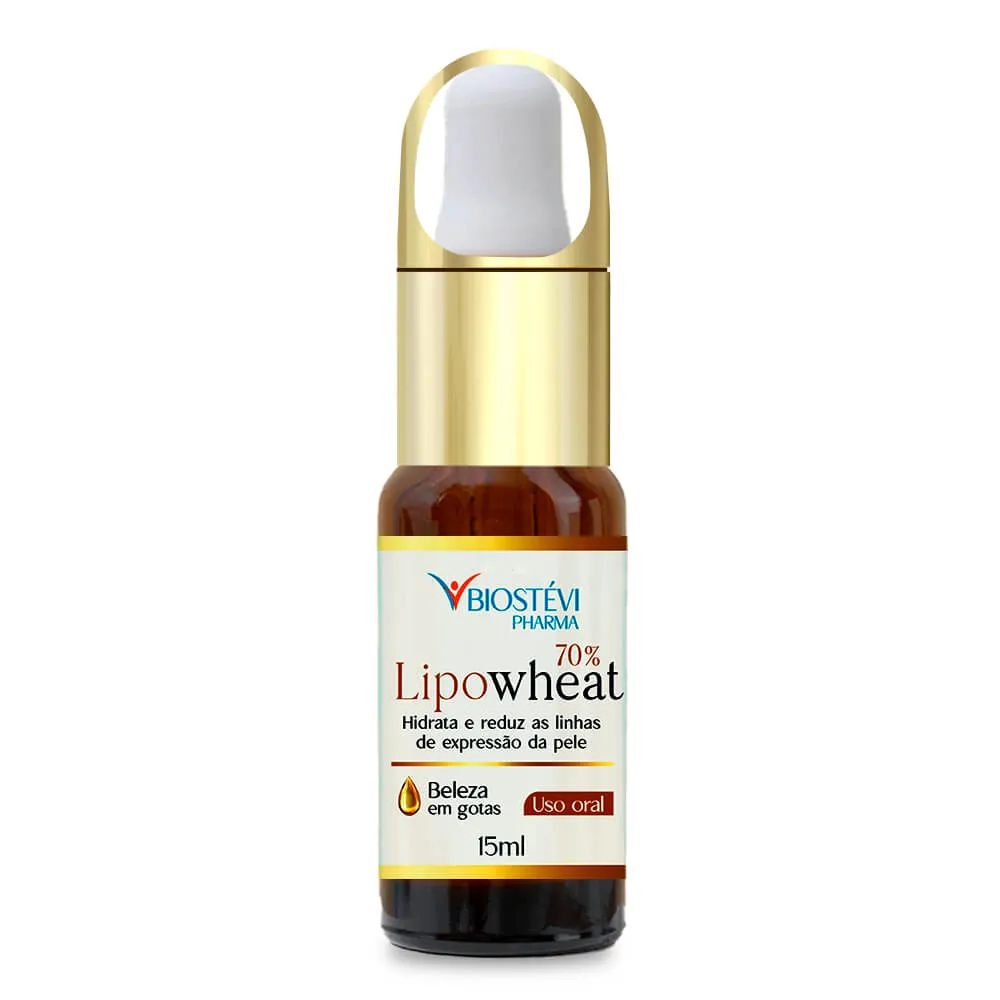 Lipowheat 70% 15ml - Gotas que hidratam e reduzem as linhas de expressão da pele