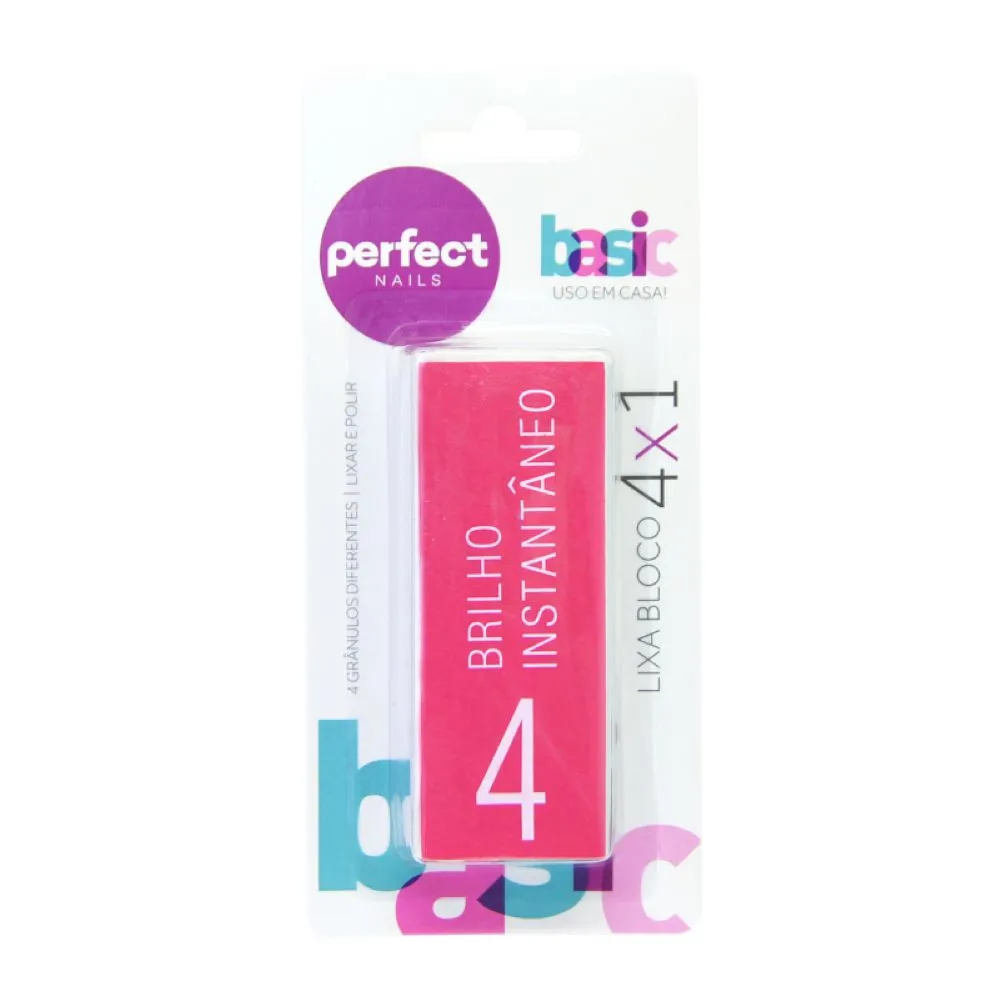 Lixa Bloco 4x1 Perfect Nails ref 135