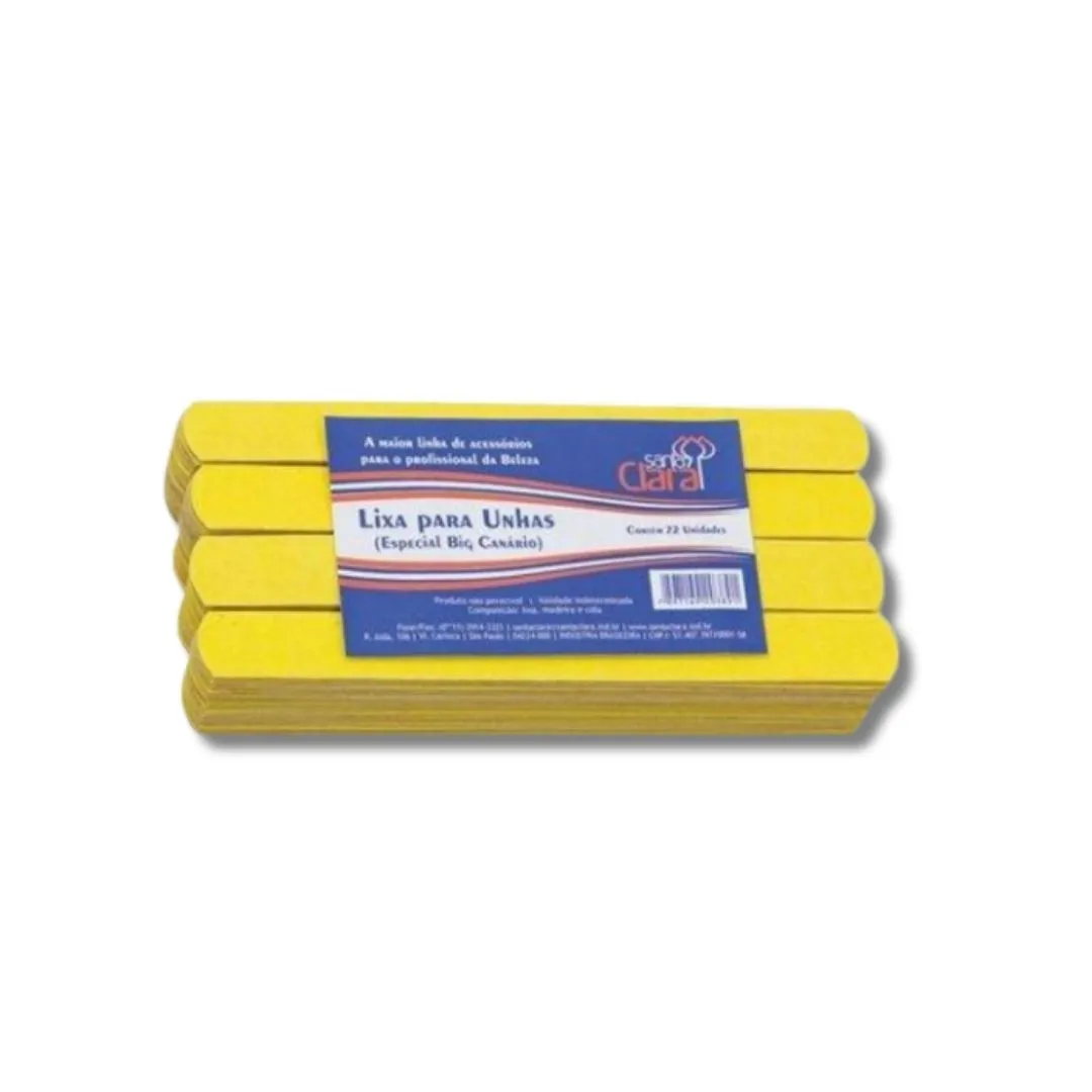 Lixa de Unha Santa Clara Big Com 72 Unidades