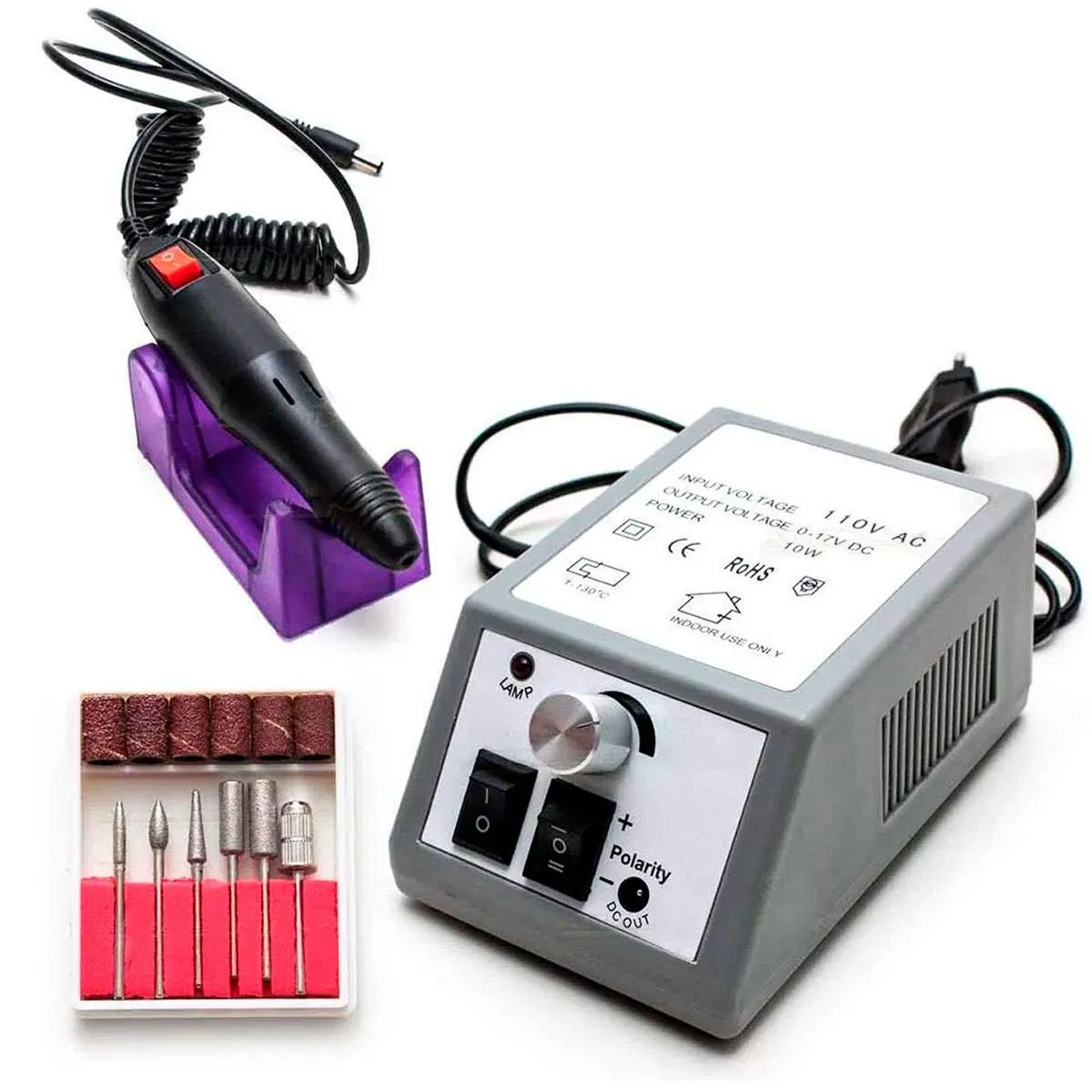 Lixadeira de Unhas Elétrica Motor Lina Mercedes 2000 Bivolt