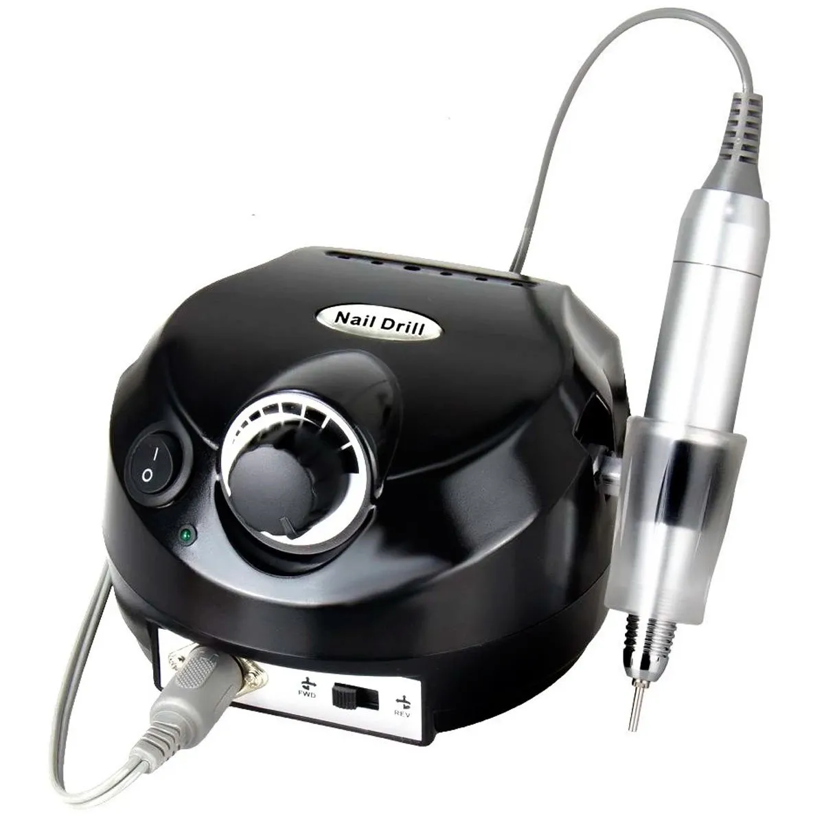 Lixadeira de Unhas Elétrica Motor Nail Master 25.000 RPM Preta Bivolt