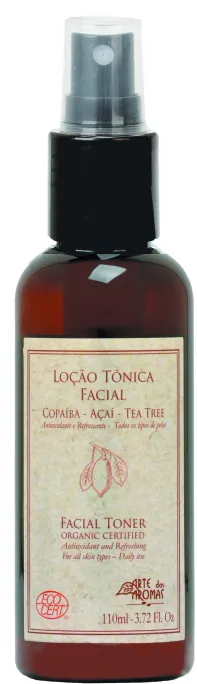 Loção Tônica Facial Orgânica Ecocert 110ml