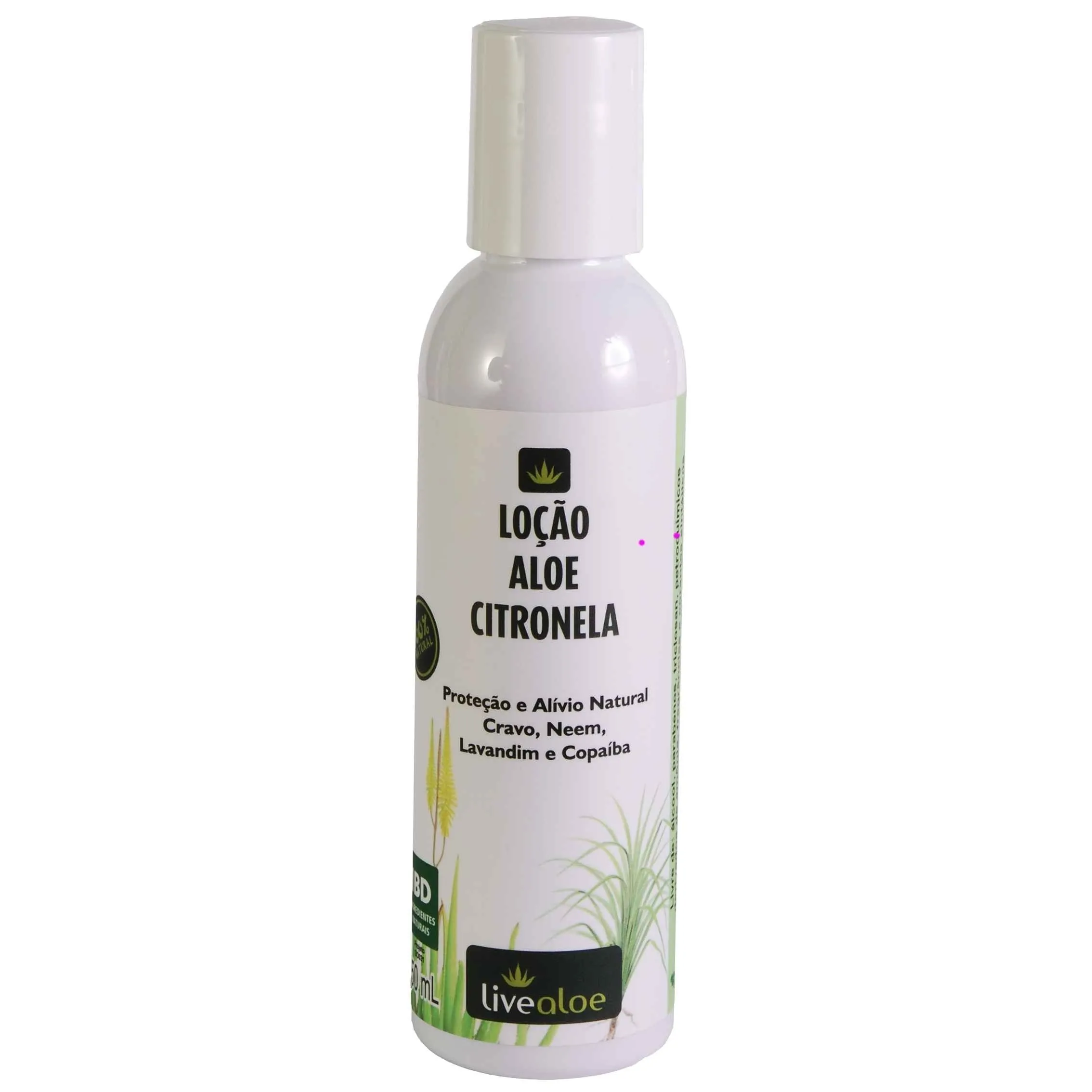Loção Aloe Citronela - LiveAloe - Frasco com 200ml