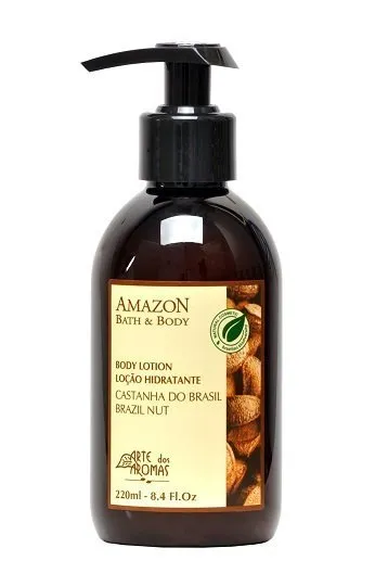 Loção Hidratante de Castanha - Arte dos Aromas - Frasco com 220ml