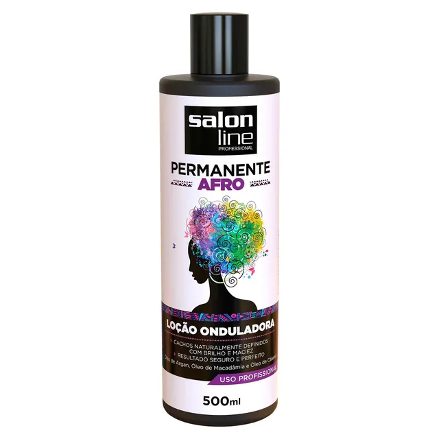 Loção Onduladora Permanente Afro Salon Line 500ml - Salon Line