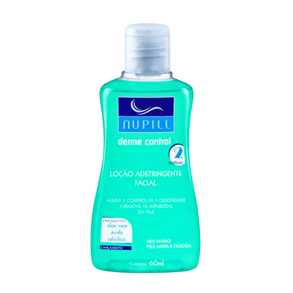 Loção Adstringente Facial Derme Control Nupill 60ml
