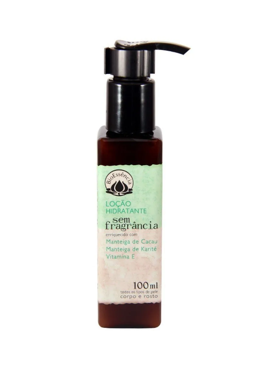 Loção Sem Fragrância - BioEssência - Frasco de 100ml