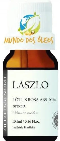Óleo Absoluto de Lótus Rosa 10% - Laszlo - Frasco com 10ml