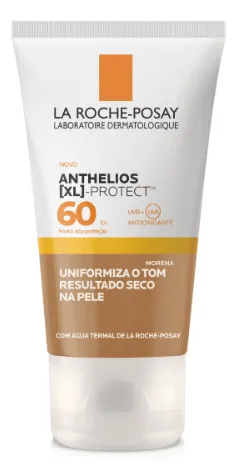 Anthelios Xl Protect Fps60 Protetor Solar Facial Cor Morena Mais 40g