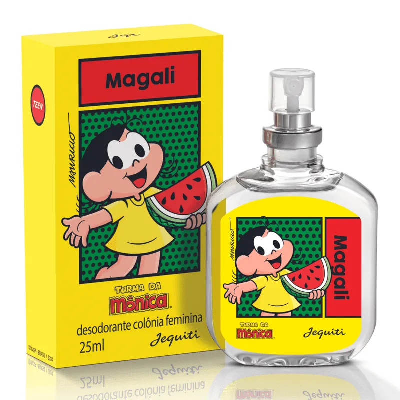 DESODORANTE COLÔNIA FEMININA JEQUITI TURMA DA MONICA MAGALI 25ml