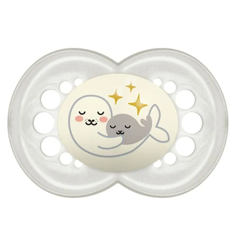 MAM Chupeta Night Original +6 Meses Tam 2 Neutra 2527