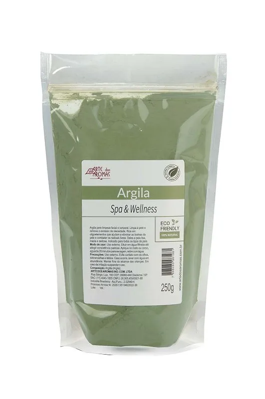 Argila em Pó Verde Arte dos Aromas 250g
