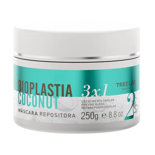 Máscara Bioplastia Coconut 250g - Tree Liss
