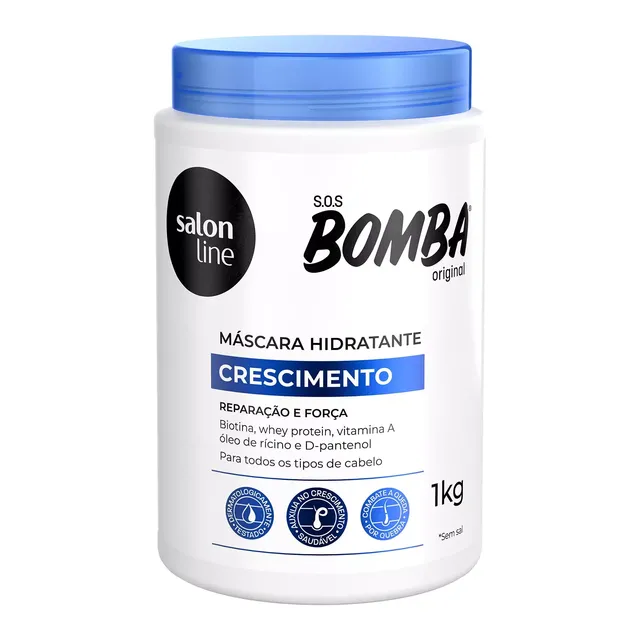 Máscara de Hidratação SOS Bomba Original 1kg - Salon Line