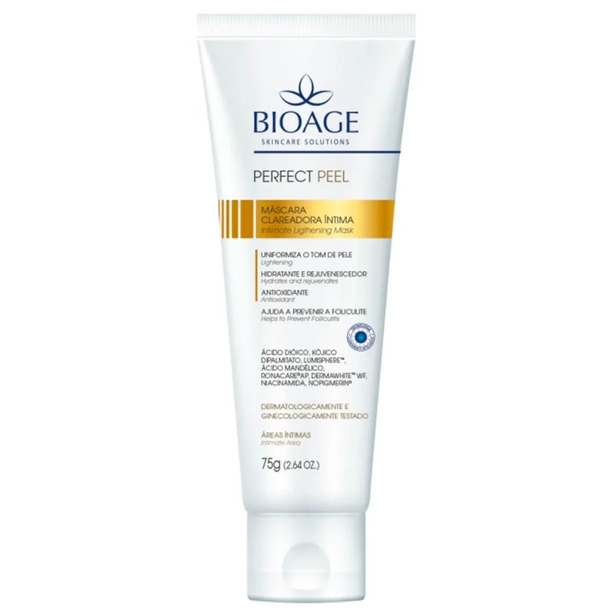 Máscara Clareadora Íntima Perfect Peel Bioage 75g
