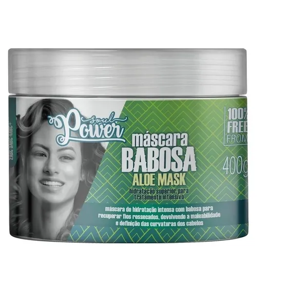 MASCARA SOUL POWER BABOSA ALOE MASK 400G