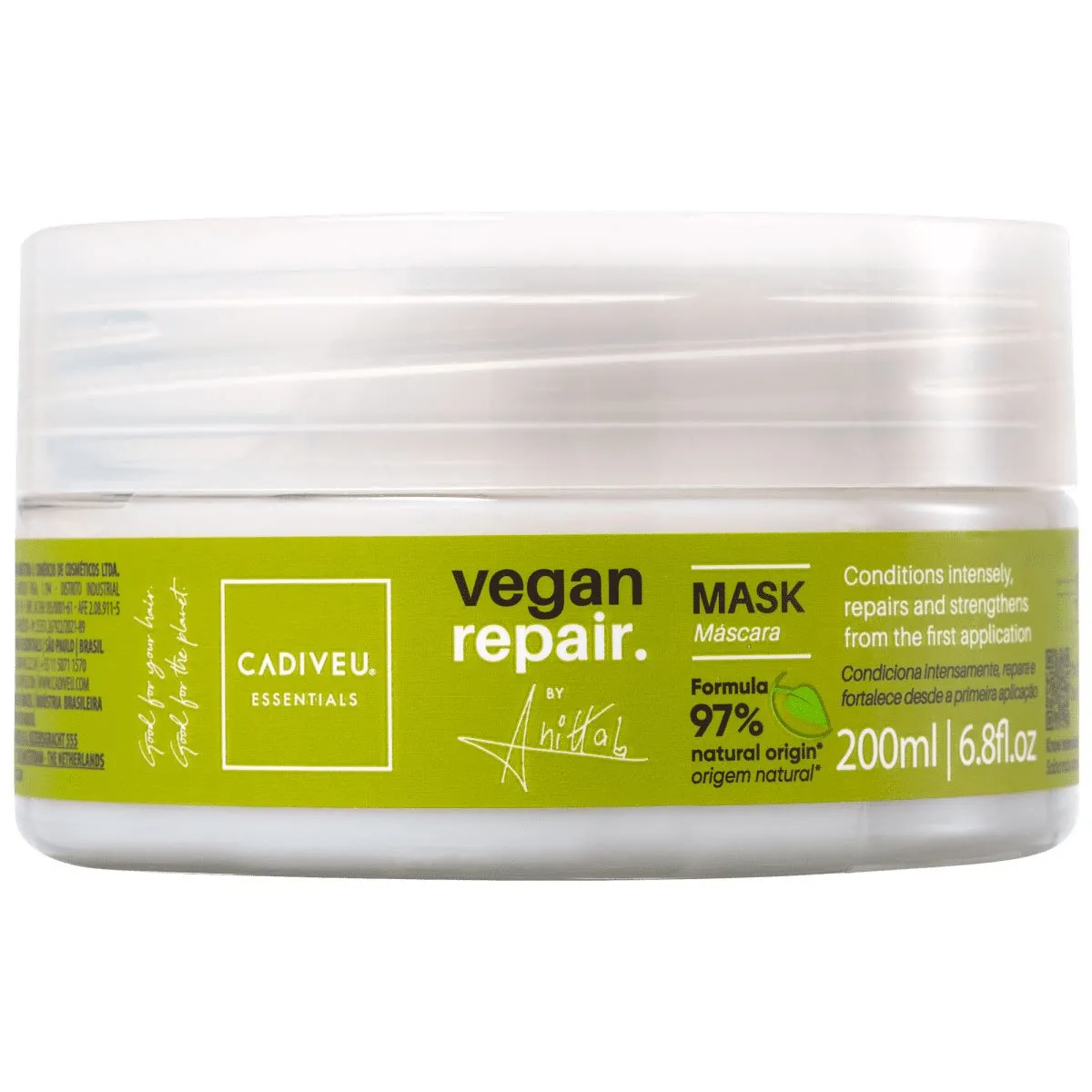 Máscara Capilar Cadiveu Professional Essentials Vegan Repair by Anitta 200ml