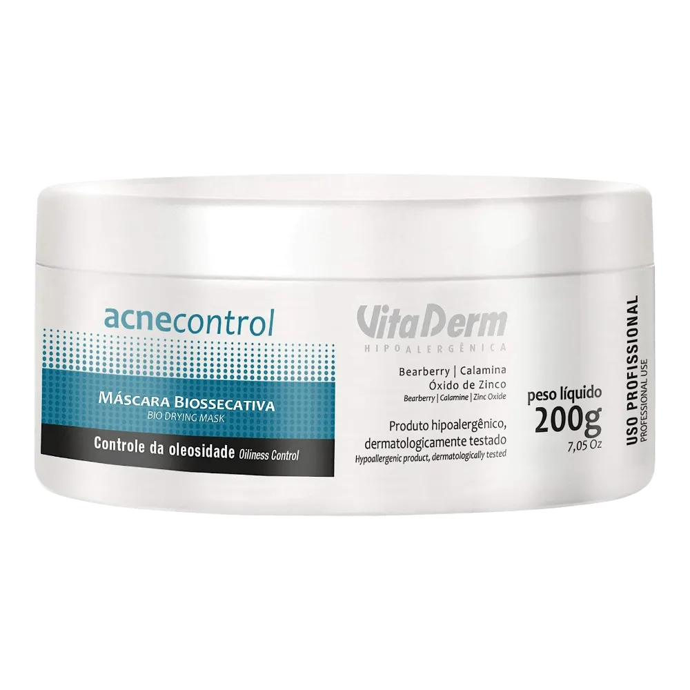 Máscara Biossecativa Acne Control Vita Derm 200g