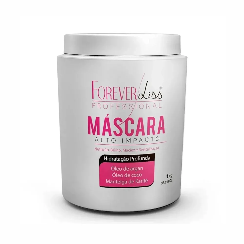 Máscara De Hidratação Forever Liss Hidratação Alto Impacto 1000g