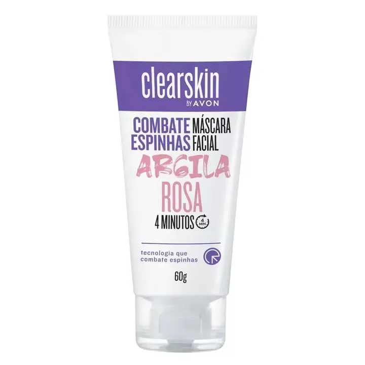 Máscara Facial Argila Rosa Clear Skin 60g