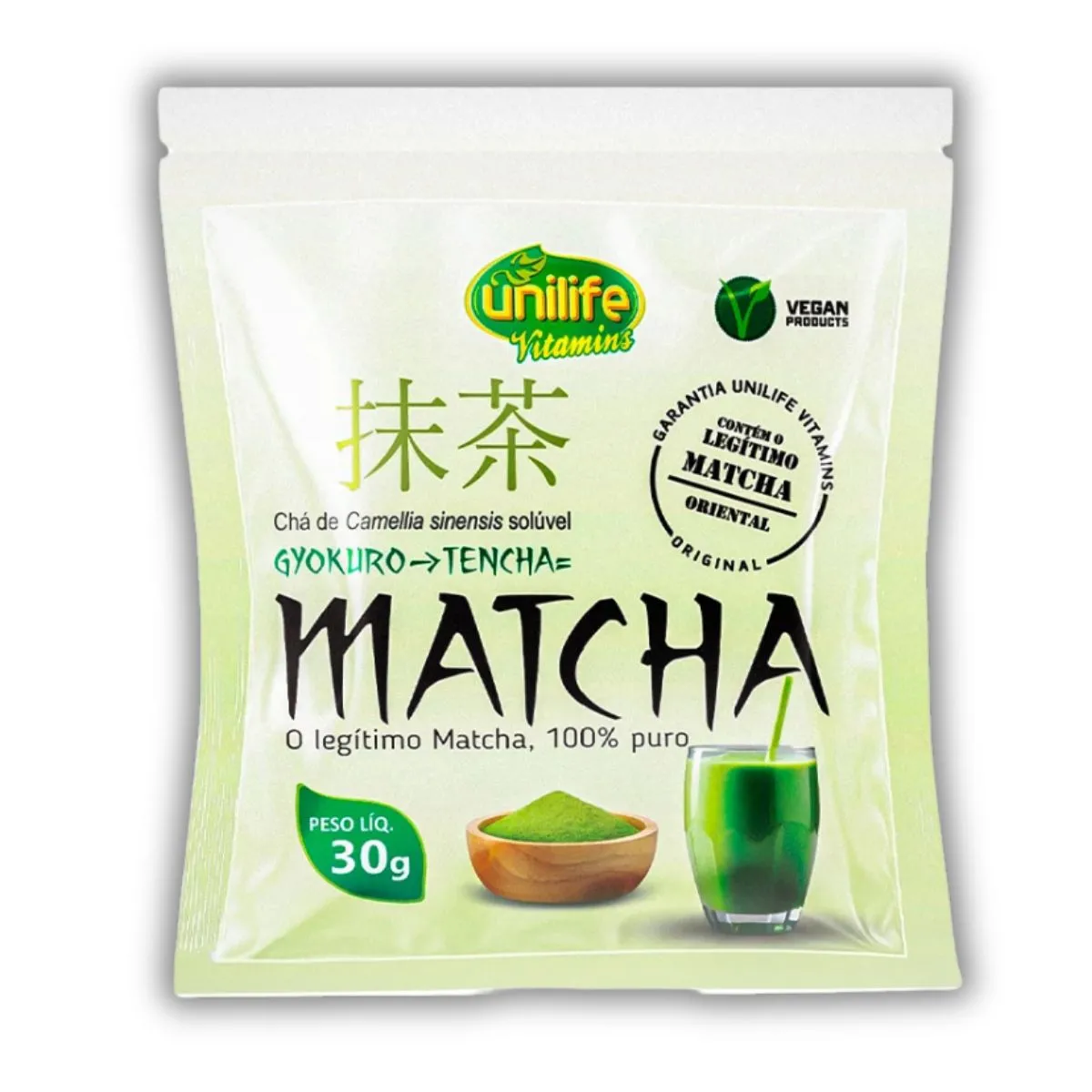 Matcha Instantâneo 100% Puro 30g - Unilife
