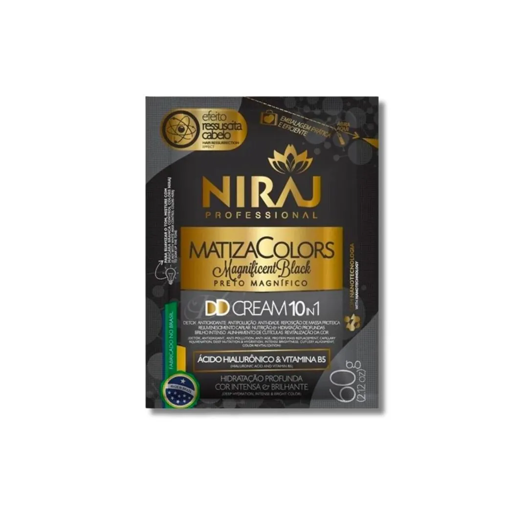 Matizador Niraj Sachê 60gr Preto Magnífico