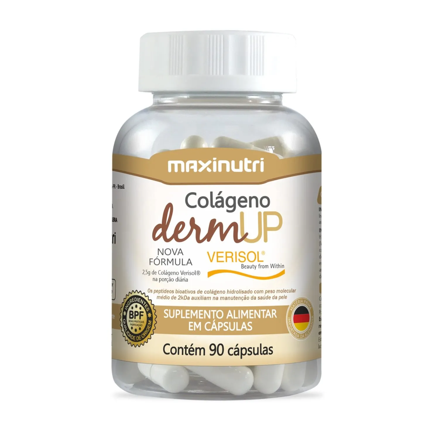 Maxinutri Dermup Colágeno Verisol 90 Cápsulas
