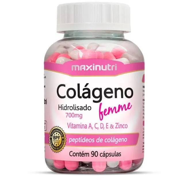 Maxinutri Colágeno Hidrolisado Femme 700mg 90 Cápsulas