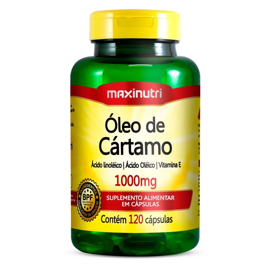 Maxinutri Óleo de Cártamo 1000MG 120 Cápsulas