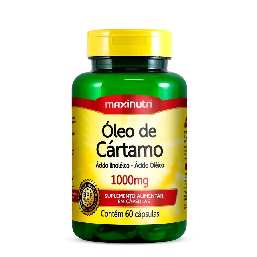 Maxinutri Óleo de Cártamo 1000mg 60 Cápsulas